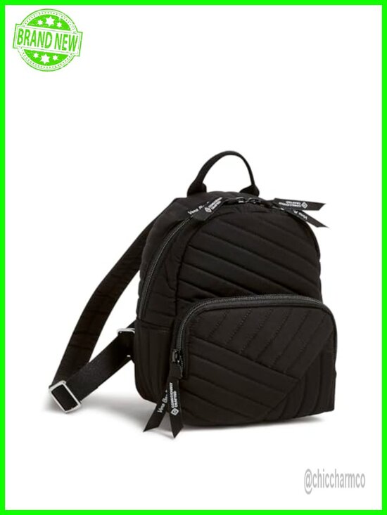 Mini Recycled Cotton Backpack Purse with Adjustable Straps main image 4